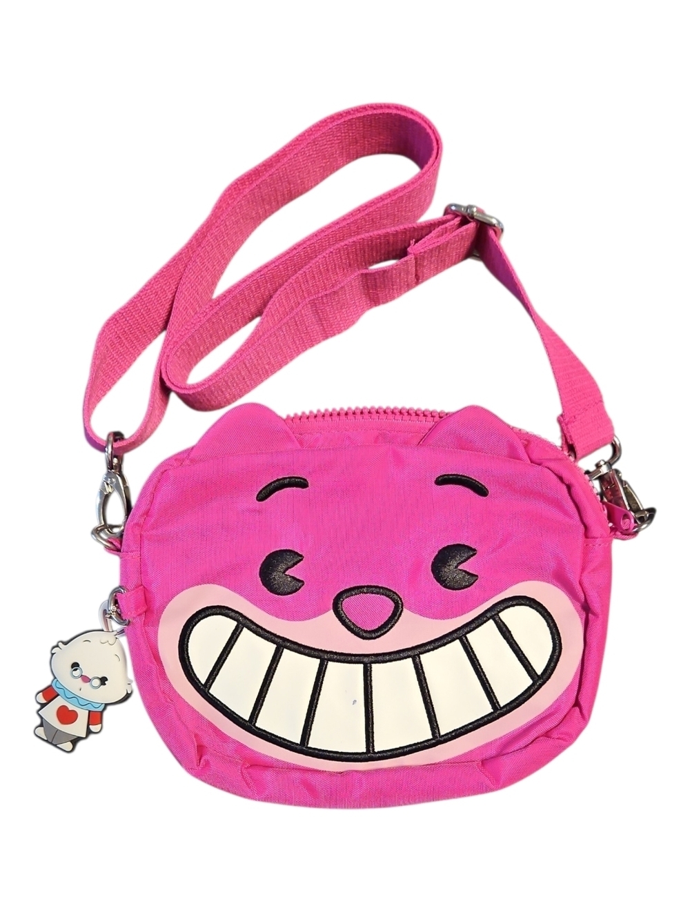 Disney Kids Pink Cheshire Cat Crossbody Bag & Fanny Pack